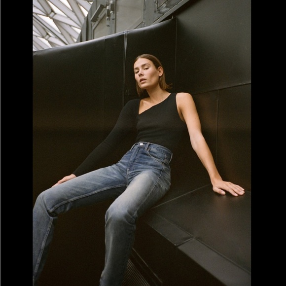 ZARA ASYMMETRICAL BODYSUIT - Picture 7 of 7